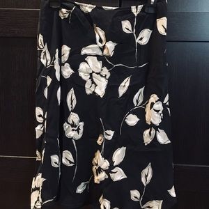 INC international concepts skirt silk black